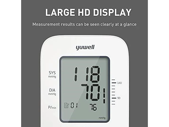Yuwell bovenarmbloeddrukmeter - afbeelding 2 van  3