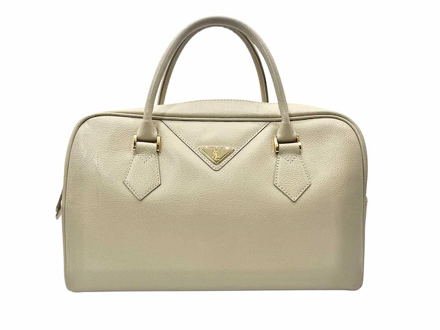 Yves saint laurent - beige met gouden details - handtas - afbeelding 1 van  9