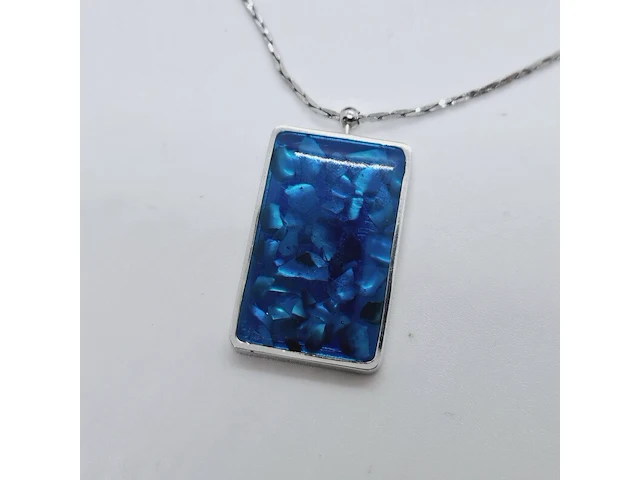 Yves saint laurent pendant collier + oorbellen set - afbeelding 3 van  10