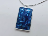 Yves saint laurent pendant collier + oorbellen set - afbeelding 3 van  10