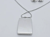 Yves saint laurent pendant collier + oorbellen set - afbeelding 5 van  10