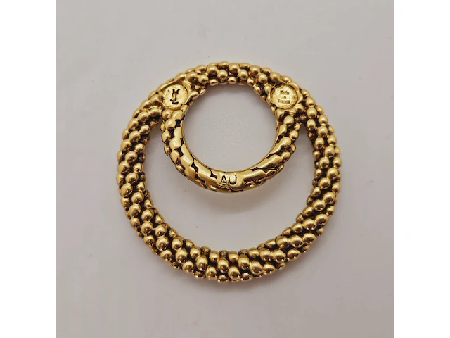 Yves saint laurent pendant met goudkeurmerk - afbeelding 5 van  7