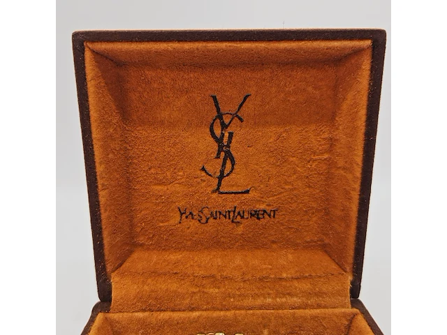 Yves saint laurent pendant met goudkeurmerk - afbeelding 6 van  7