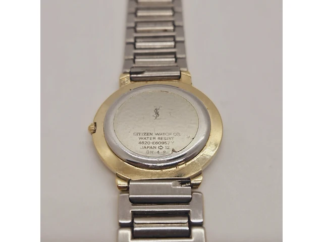 Yves saint laurent two tone dresswatch - afbeelding 8 van  8