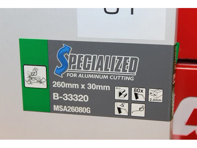Zaagblad voor aluminium makita 260 mm x 30 mm - afbeelding 2 van  2