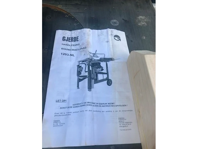 Zaagmachine gjerde, 1203 - afbeelding 7 van  7