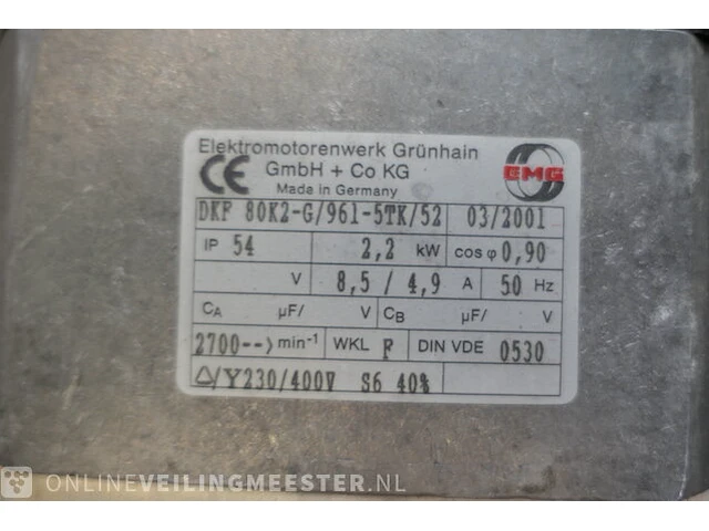 Zaagmotor met rem - afbeelding 4 van  4