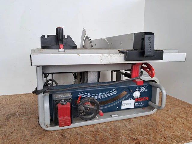 Zaagtafel 250mm 230v bosch, gts 10 j, bouwjaar 2018 - afbeelding 2 van  5