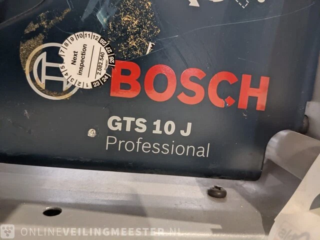 Zaagtafel bosch, gts 10 j, bouwjaar 2018 - afbeelding 8 van  9