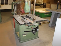 Zaagtafel harwi. afgelezen werkuren 484. afmeting tafel 95 cm x 105 cm - afbeelding 1 van  3