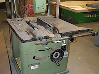 Zaagtafel harwi. afgelezen werkuren 484. afmeting tafel 95 cm x 105 cm - afbeelding 2 van  3