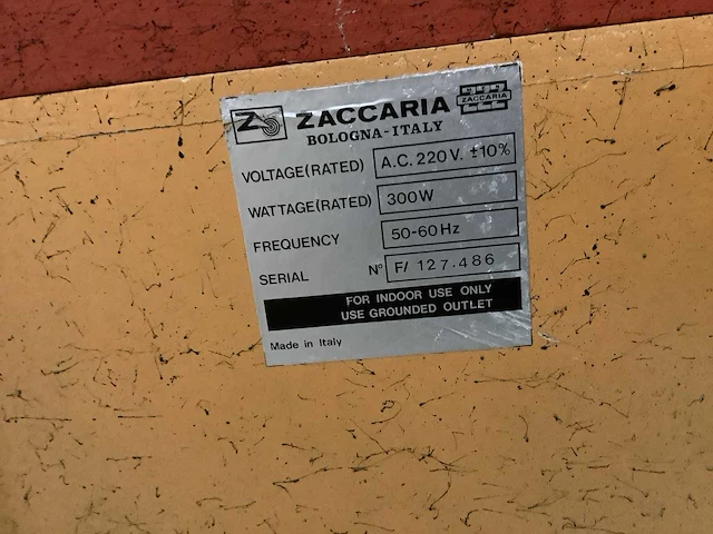 Zaccaria - farfalla - flipperkast - afbeelding 9 van  9