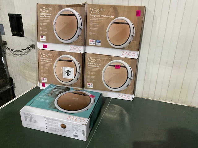 Zaco v5 robotstofzuiger (5x) - afbeelding 1 van  9