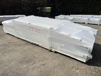 Zadeldak excellent wit gespoten hillhout, 307x692 cm - afbeelding 3 van  5