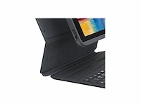Zagg ipad 10.2 (2019/2020/2021) hoes azerty bluetooth keyboard cover pro keys zwart - afbeelding 2 van  4