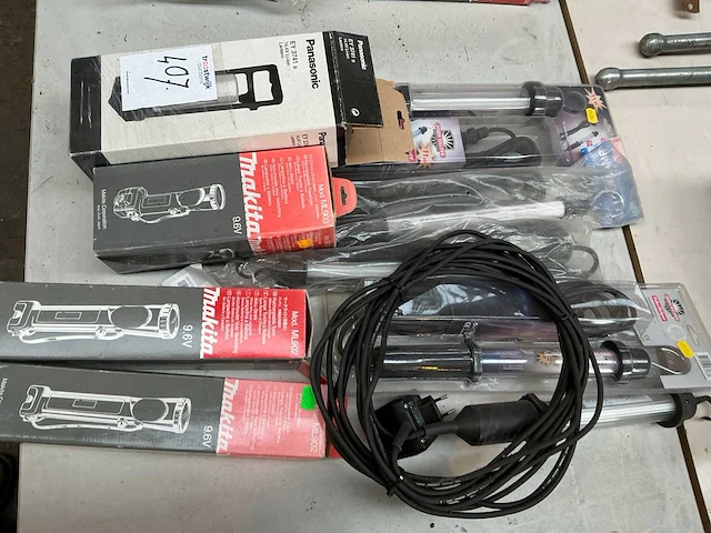 Zaklamp en looplamp (9x) - afbeelding 2 van  5