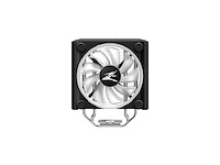 Zalman cnps16x cpu-koeler rgb - processorventilator voor amd cpu en intel - dual ring argb-ventilator 120 mm zwart - afbeelding 1 van  3