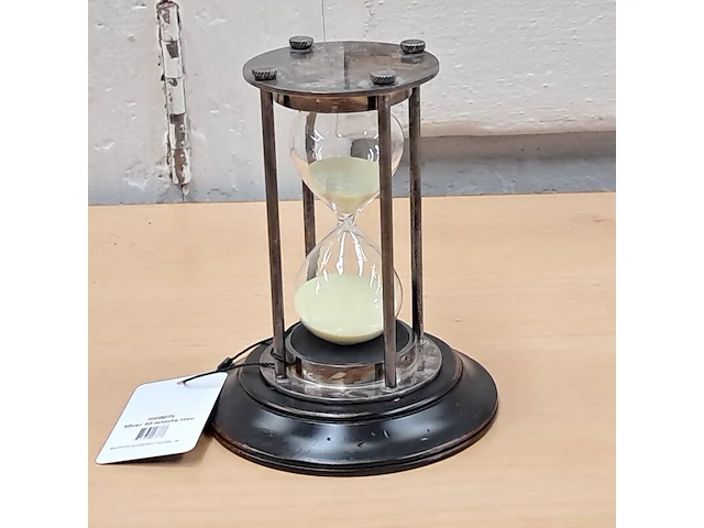Zandloper 30 minuten zilver - afbeelding 1 van  8