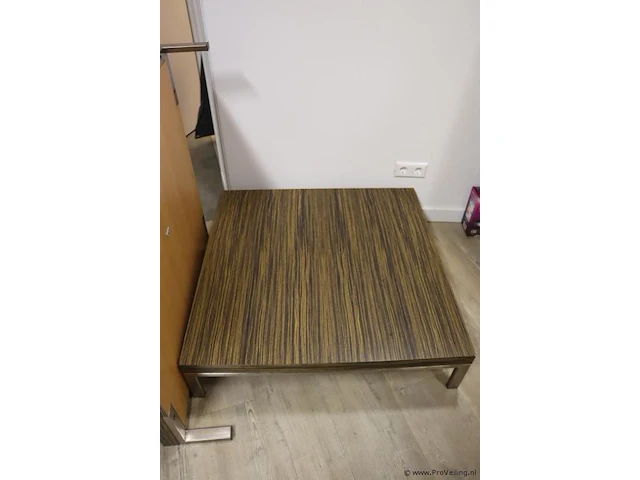 Zanotta salontafel - 92x92x22cm - afbeelding 1 van  3