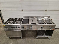 Zanussi - 4-pits fornuis bakplaat en friteuse - bakkooklijn - afbeelding 2 van  6