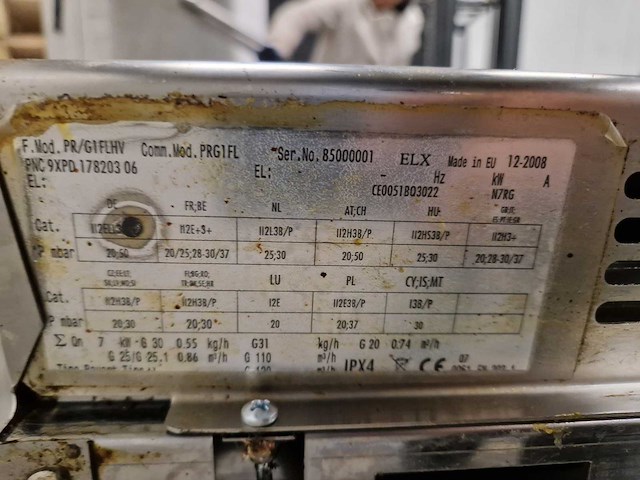Zanussi - gas - bakplaat - afbeelding 2 van  2