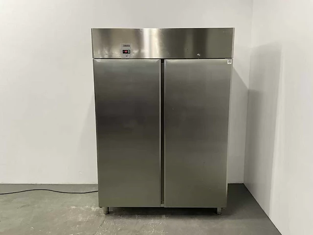 Zanussi - rvs dubbeldeurs vrieskast - afbeelding 1 van  9