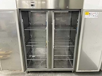 Zanussi - rvs dubbeldeurs vrieskast - afbeelding 4 van  9
