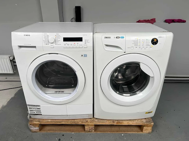 Zanussi - wasmachine + aeg droger - afbeelding 1 van  12