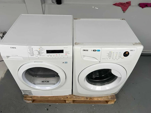 Zanussi - wasmachine + aeg droger - afbeelding 5 van  12