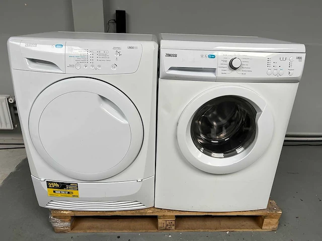 Zanussi - wasmachine + zanussi droger - afbeelding 1 van  11