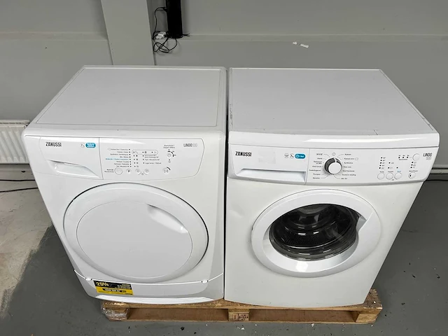 Zanussi - wasmachine + zanussi droger - afbeelding 4 van  11