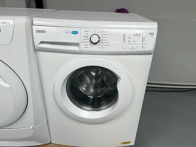 Zanussi - wasmachine + zanussi droger - afbeelding 6 van  13
