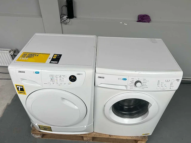 Zanussi - wasmachine + zanussi droger - afbeelding 7 van  13