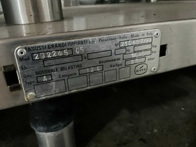 Zanussi 292245 gas bakplaat - afbeelding 7 van  7