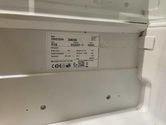 Zanussi koelkast - afbeelding 3 van  3