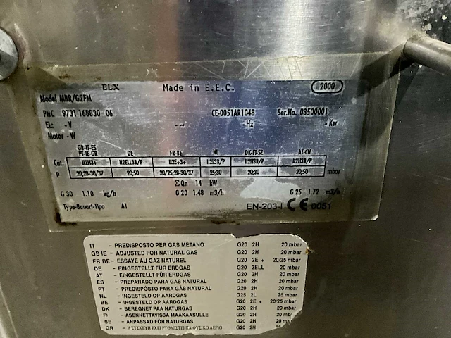 Zanussi mbr/g2fm kantelbare braadslede - afbeelding 9 van  9