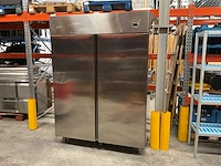 Zanussi rs13px2f 2-deurs rvs koelkast - afbeelding 1 van  6