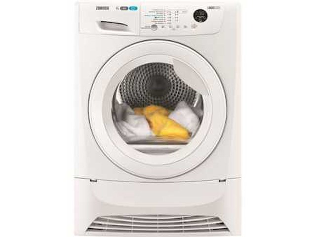 Zanussi zdh8333w warmtepompdroger 8kg - afbeelding 1 van  6