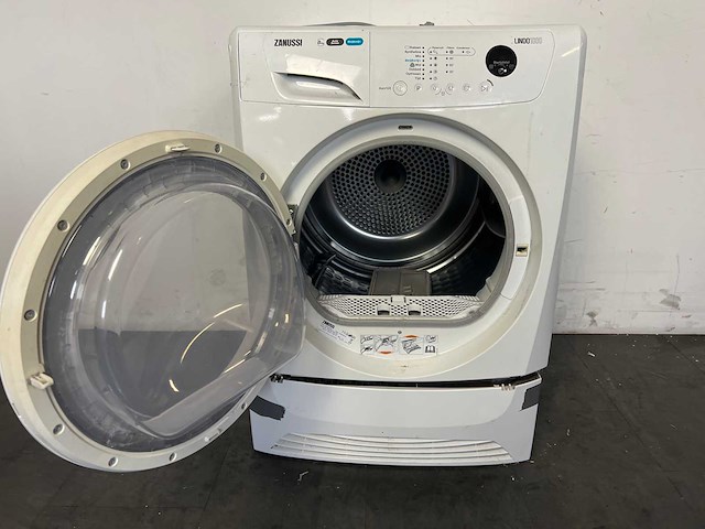 Zanussi zdh8333w warmtepompdroger 8kg - afbeelding 3 van  6