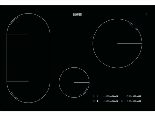 Zanussi zil8470cb inductie kookplaat 78x52 cm - afbeelding 1 van  4