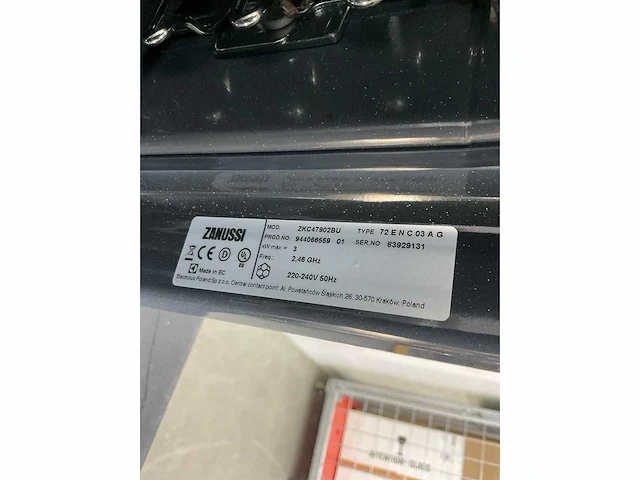 Zanussi zkc47902bu combi magnetron/oven met heteluchtfunctie - afbeelding 4 van  5
