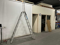 Zarges - nieuwe aluminium bordestrap 2x8 inclusief opklapbare beugel - afbeelding 1 van  4