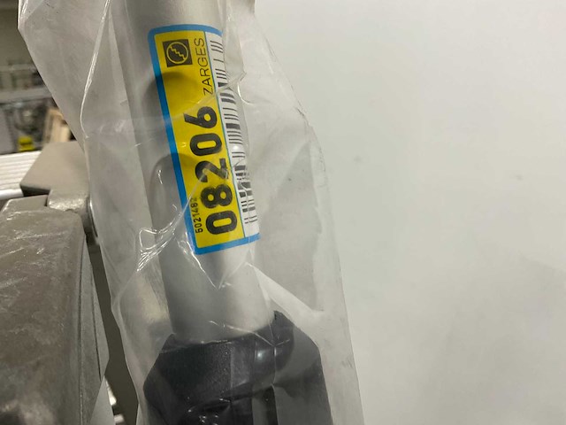 Zarges - nieuwe aluminium bordestrap 2x8 inclusief opklapbare beugel - afbeelding 4 van  4