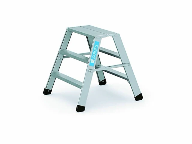 Zarges 40373 seventec bp werkplatform 2 x 3 treden werkplatform treden 274 ca. m maat - afbeelding 1 van  2