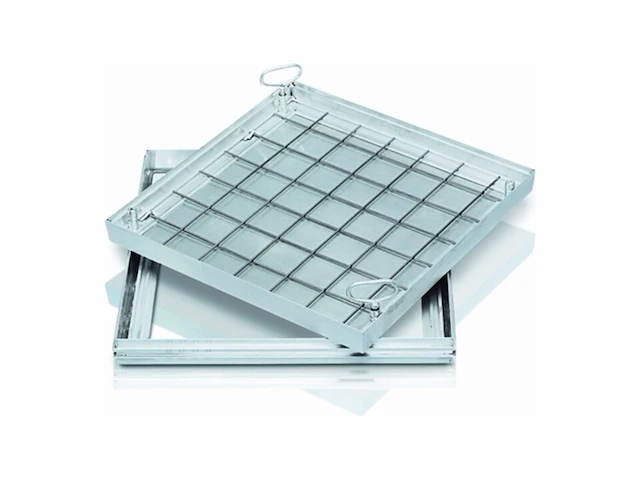 Zarges asafdekking aluminium 600 x 600 mm 125 kn belastbaarheid - afbeelding 1 van  3