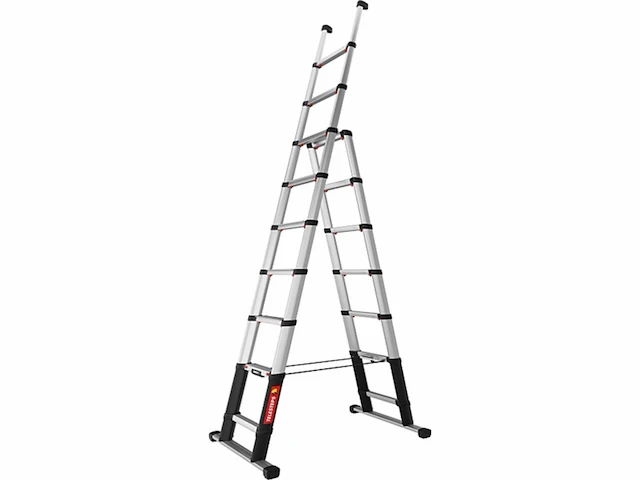 Zarges lm telescopische combi ladder 9 treden - afbeelding 1 van  2