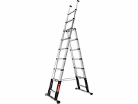 Zarges lm telescopische combi ladder 9 treden - afbeelding 1 van  2