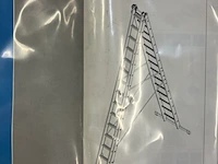 Zarges opsteek ladder 2x8 sporten professioneel - afbeelding 4 van  5