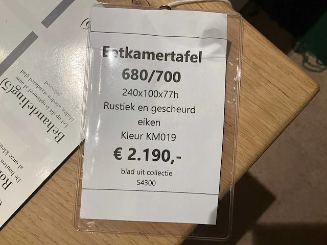 Zaru eiken eetkamertafel - afbeelding 8 van  8