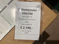 Zaru eiken eetkamertafel - afbeelding 8 van  8